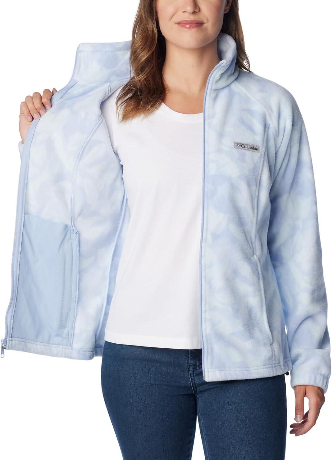 imageColumbia womens Benton Springs Printed Full ZipWhisper Peonies