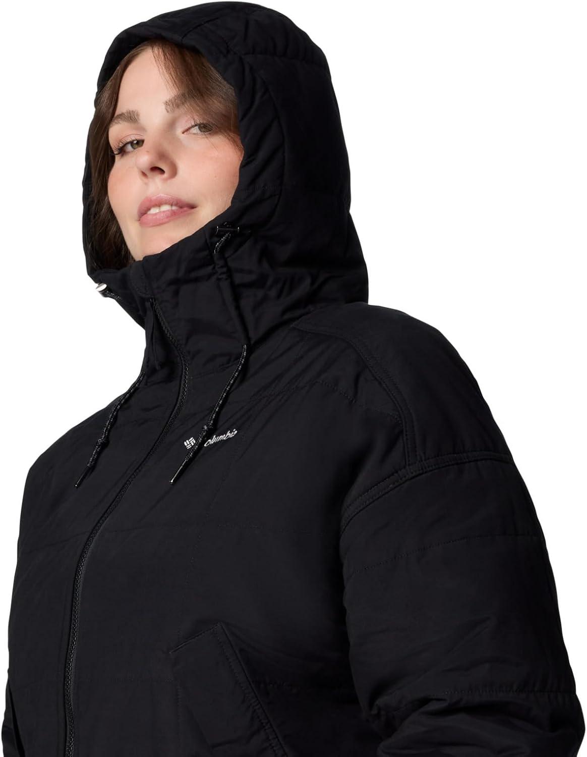 imageColumbia womens Chatfield Hill Ii Novelty JacketBlackChalk Omblur Tonal