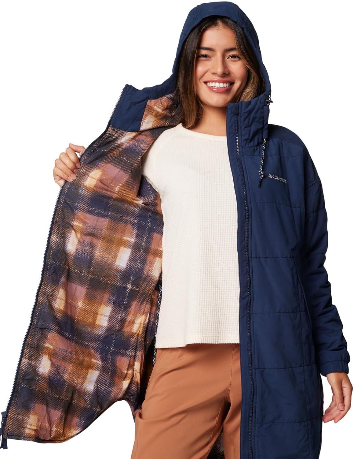 imageColumbia womens Chatfield Hill Ii Novelty JacketCollegiate NavyNocturnal Omblur