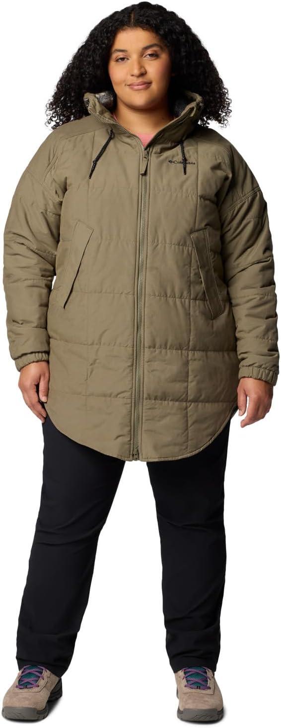 imageColumbia womens Chatfield Hill Ii Novelty JacketStone GreenChalk Omblur Tonal