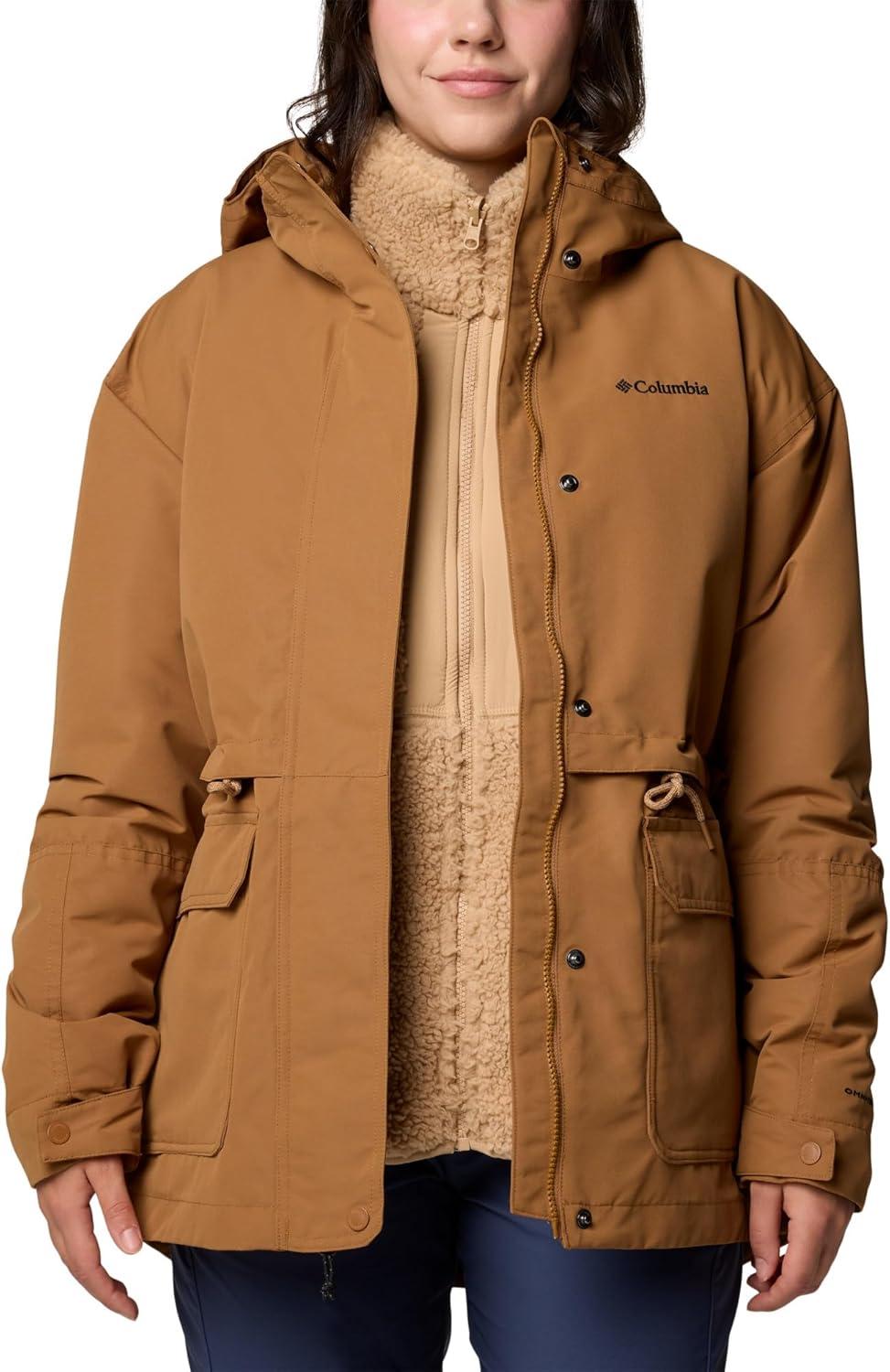 imageColumbia womens Drop Ridge Ii Interchange JacketCamel Brown