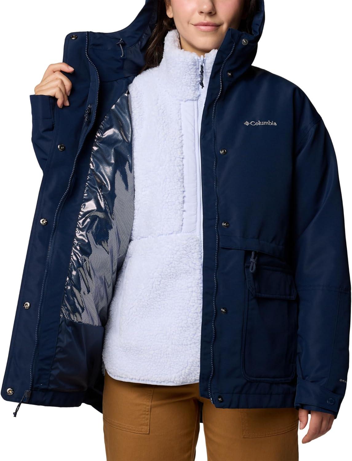 imageColumbia womens Drop Ridge Ii Interchange JacketCollegiate Navy