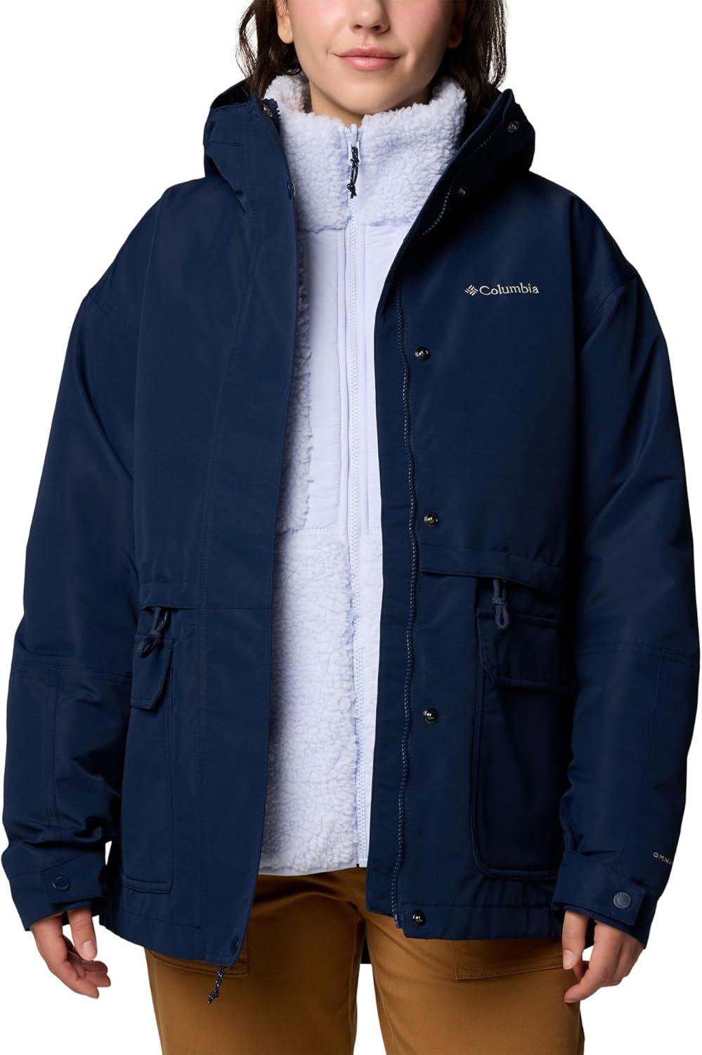 imageColumbia womens Drop Ridge Ii Interchange JacketCollegiate Navy