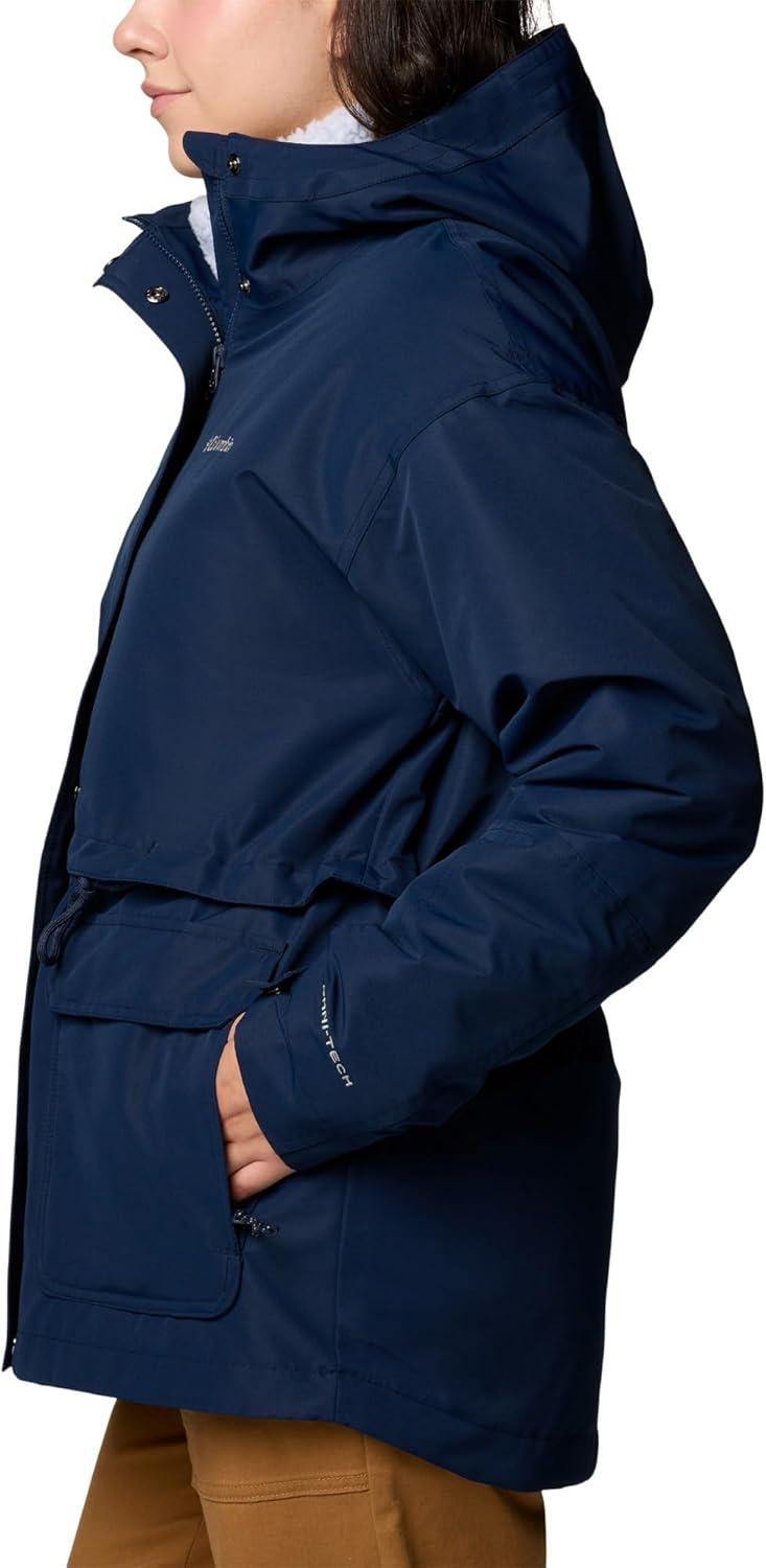 imageColumbia womens Drop Ridge Ii Interchange JacketCollegiate Navy
