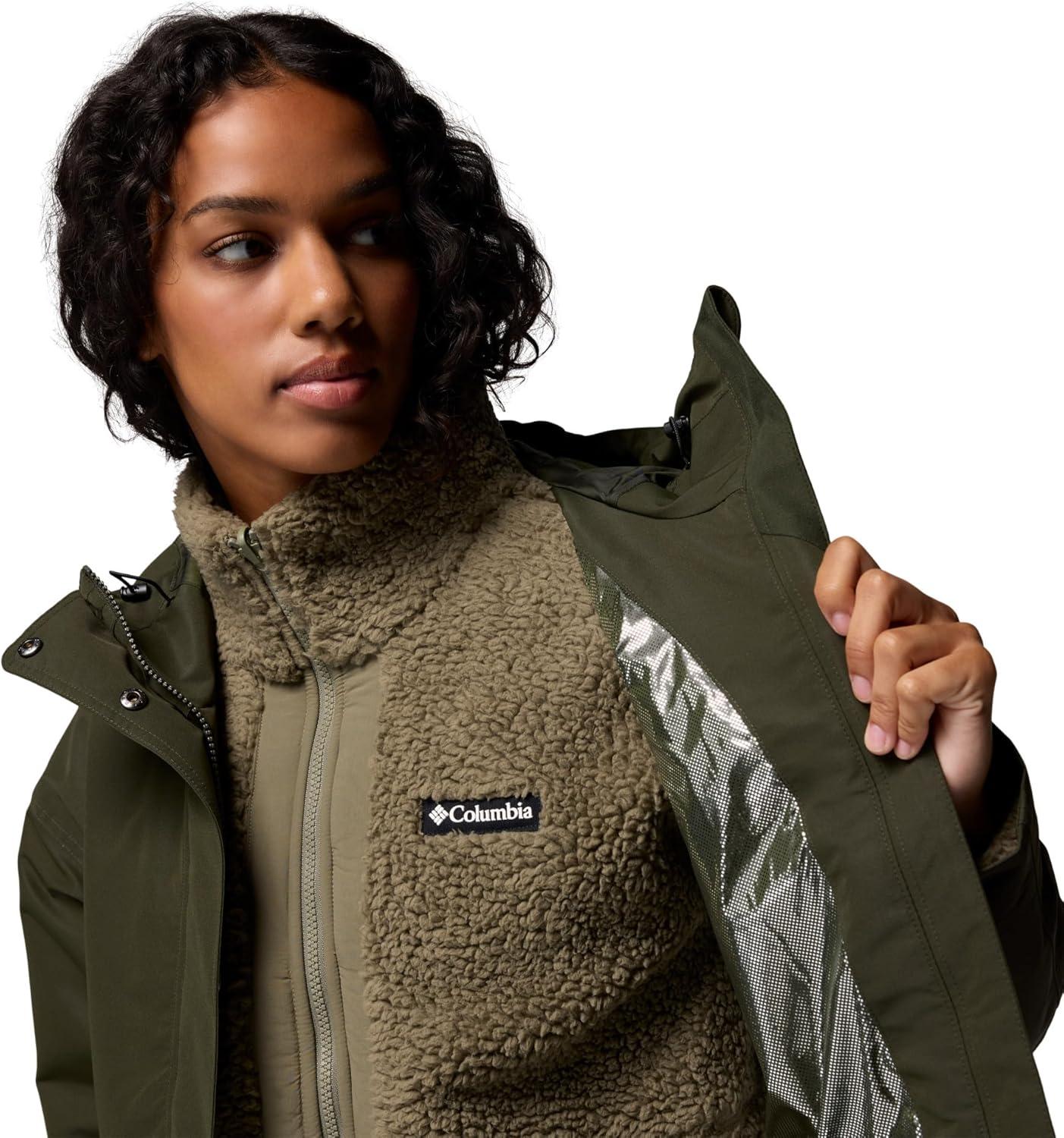 imageColumbia womens Drop Ridge Ii Interchange JacketGreenscape