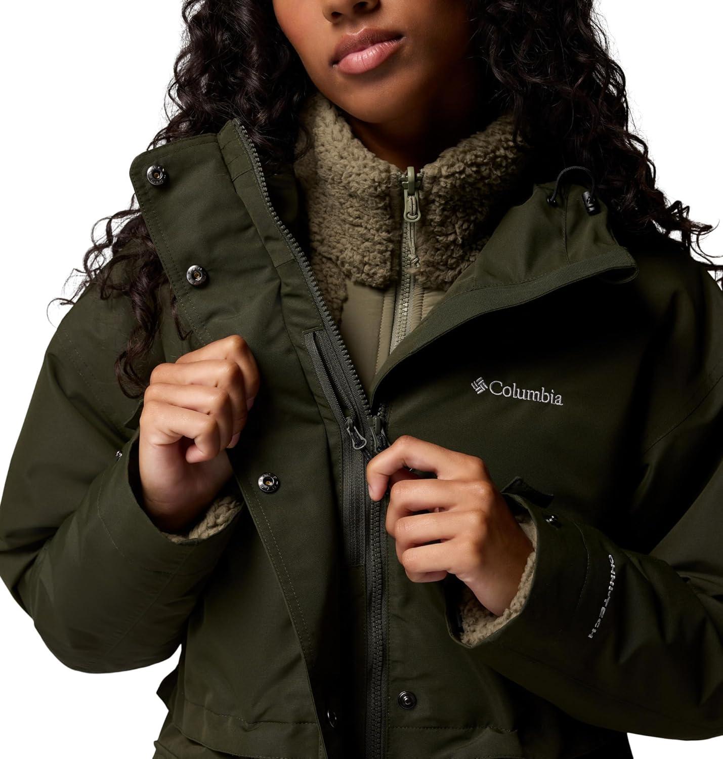 imageColumbia womens Drop Ridge Ii Interchange JacketGreenscape