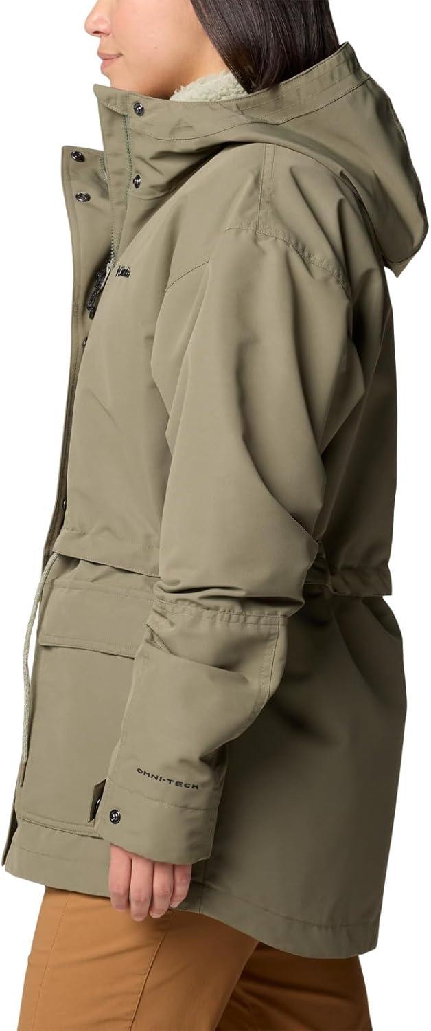 imageColumbia womens Drop Ridge Ii Interchange JacketStone Green