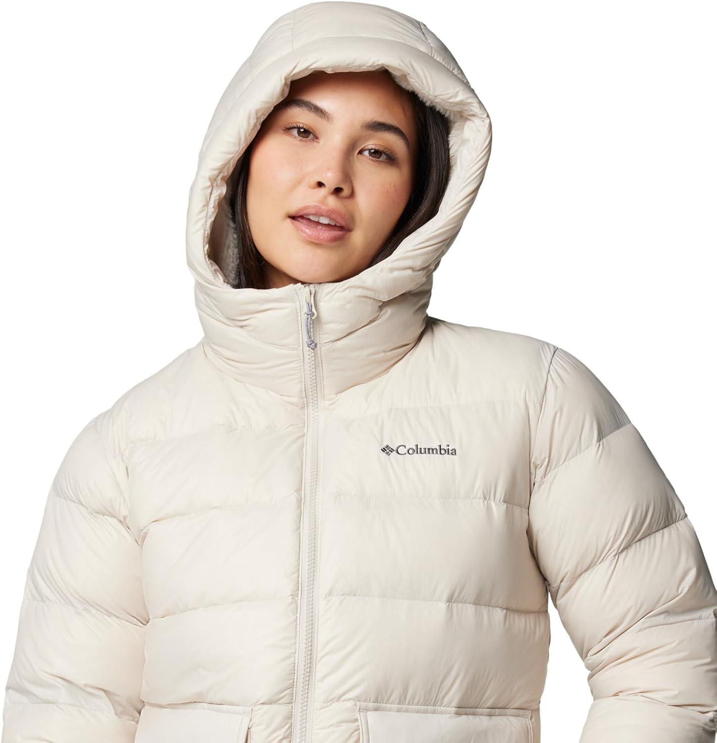 imageColumbia womens Harmony Falls Hooded Down JacketDark Stone