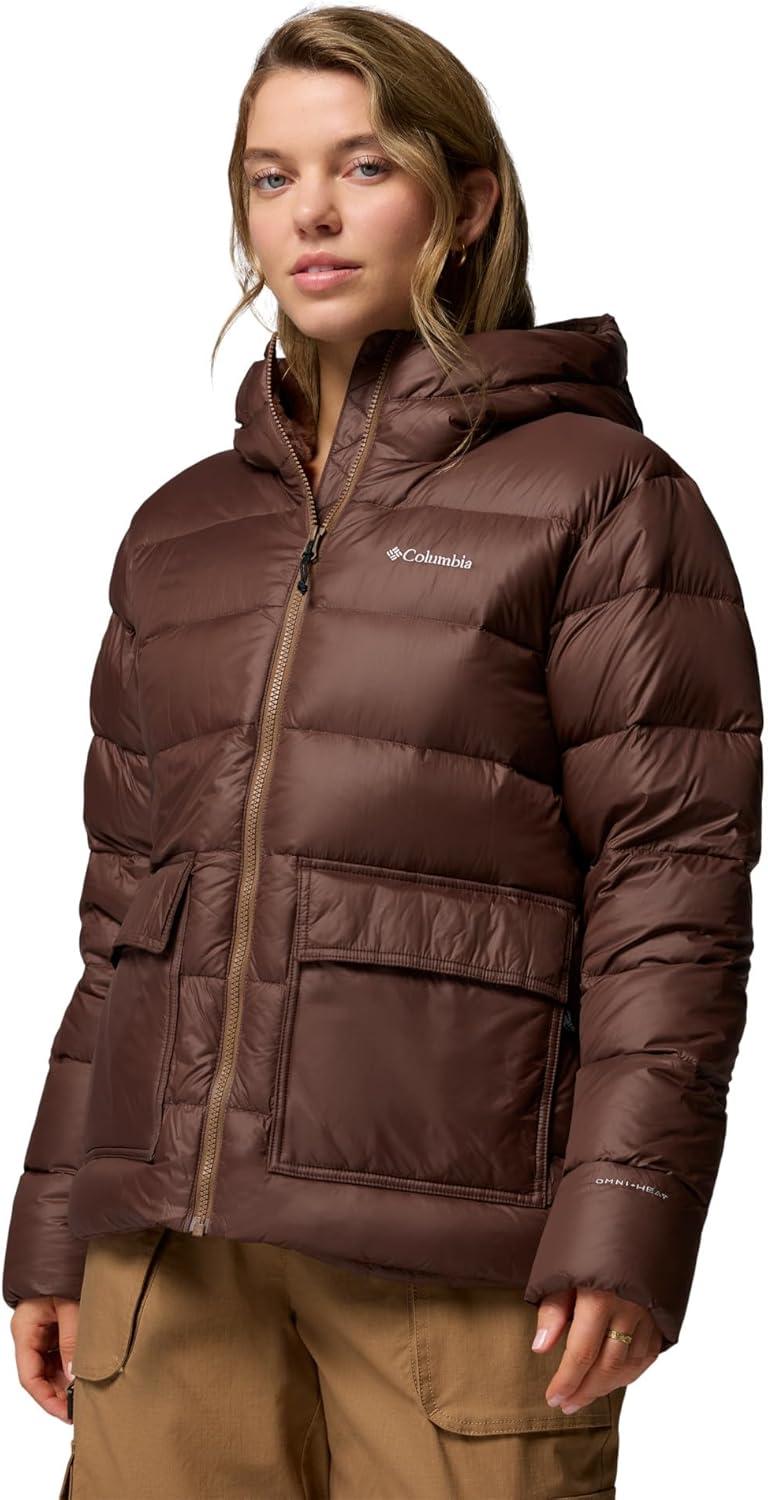 imageColumbia womens Harmony Falls Hooded Down JacketTobacco