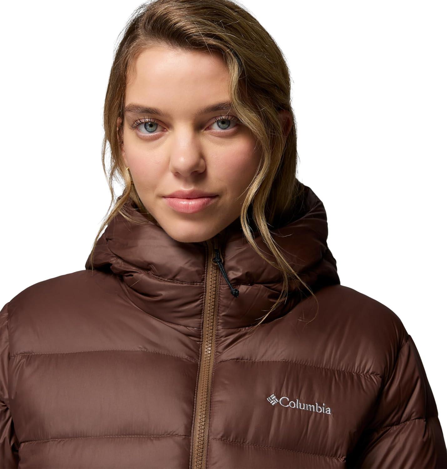 imageColumbia womens Harmony Falls Hooded Down JacketTobacco