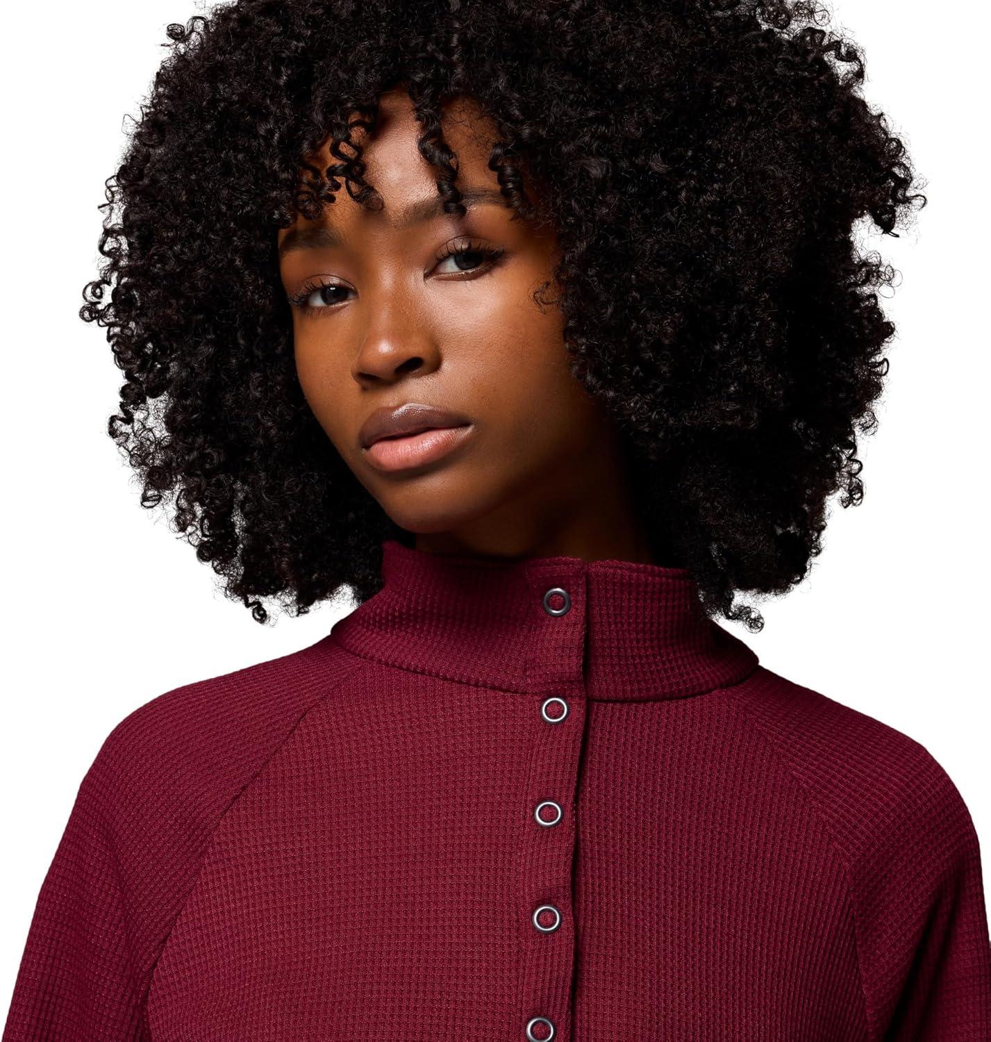 imageColumbia womens Holly Hideaway Waffle Half SnapRich Wine