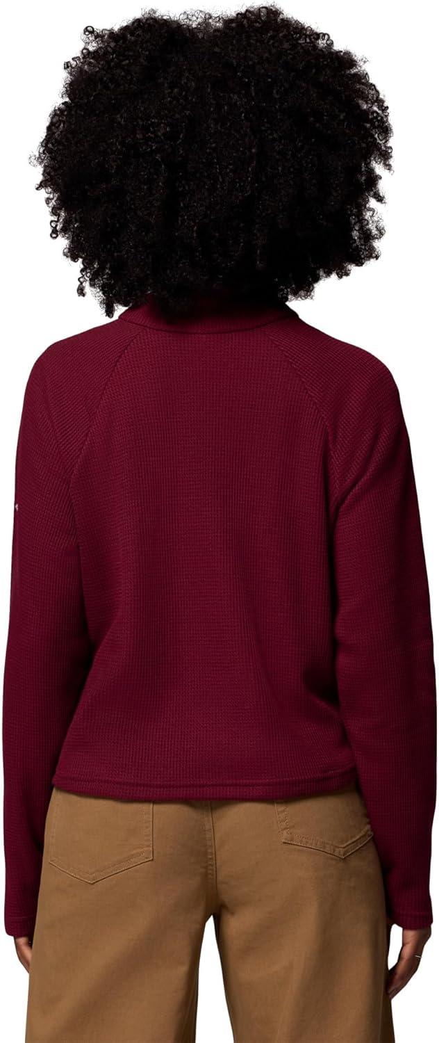 imageColumbia womens Holly Hideaway Waffle Half SnapRich Wine