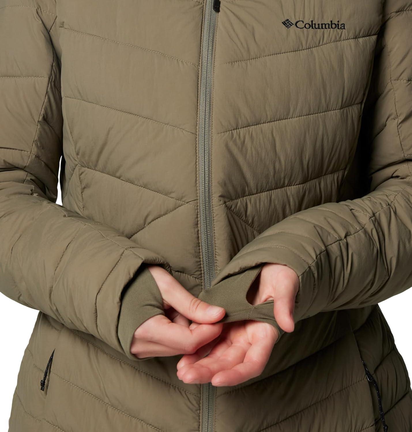 imageColumbia womens Joy Peak Ii Mid JacketStone Green