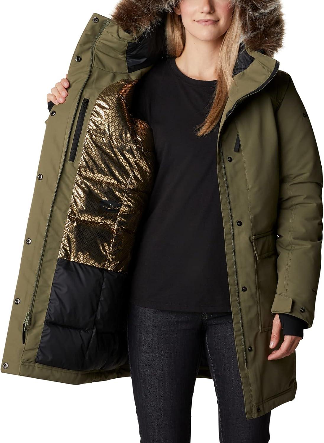 imageColumbia womens Little Si II Insulated ParkaStone Green