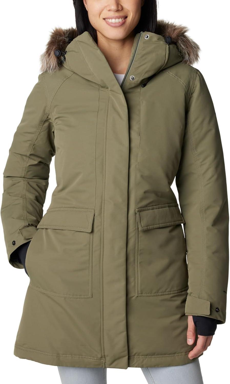 imageColumbia womens Little Si II Insulated ParkaStone Green