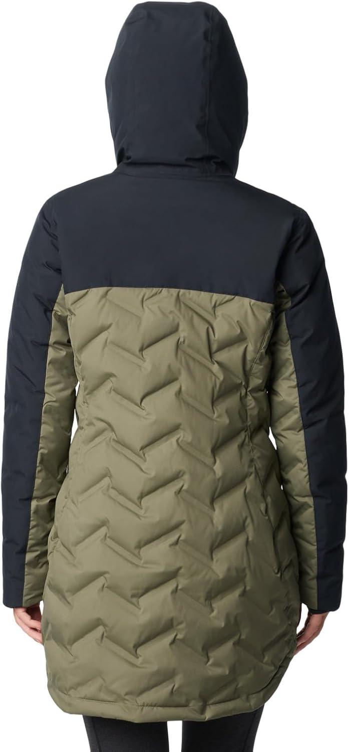 imageColumbia womens Mountain Croo Iii Mid Down JacketStone GreenBlack