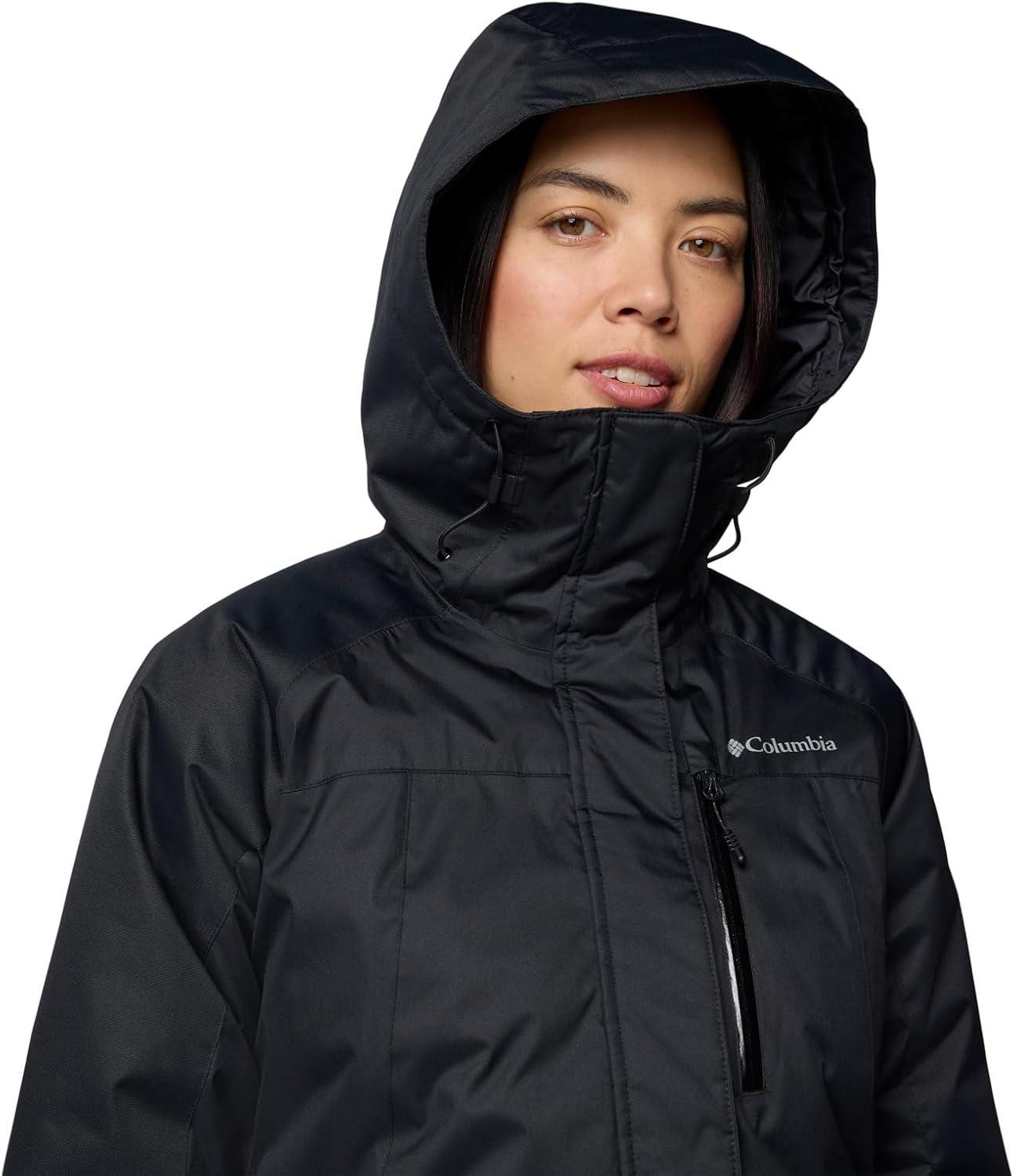 imageColumbia womens Snowy Summit Insulated JacketBlackBlack Dobby