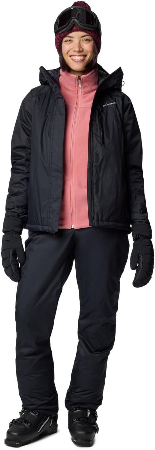imageColumbia womens Snowy Summit Insulated JacketBlackBlack Dobby