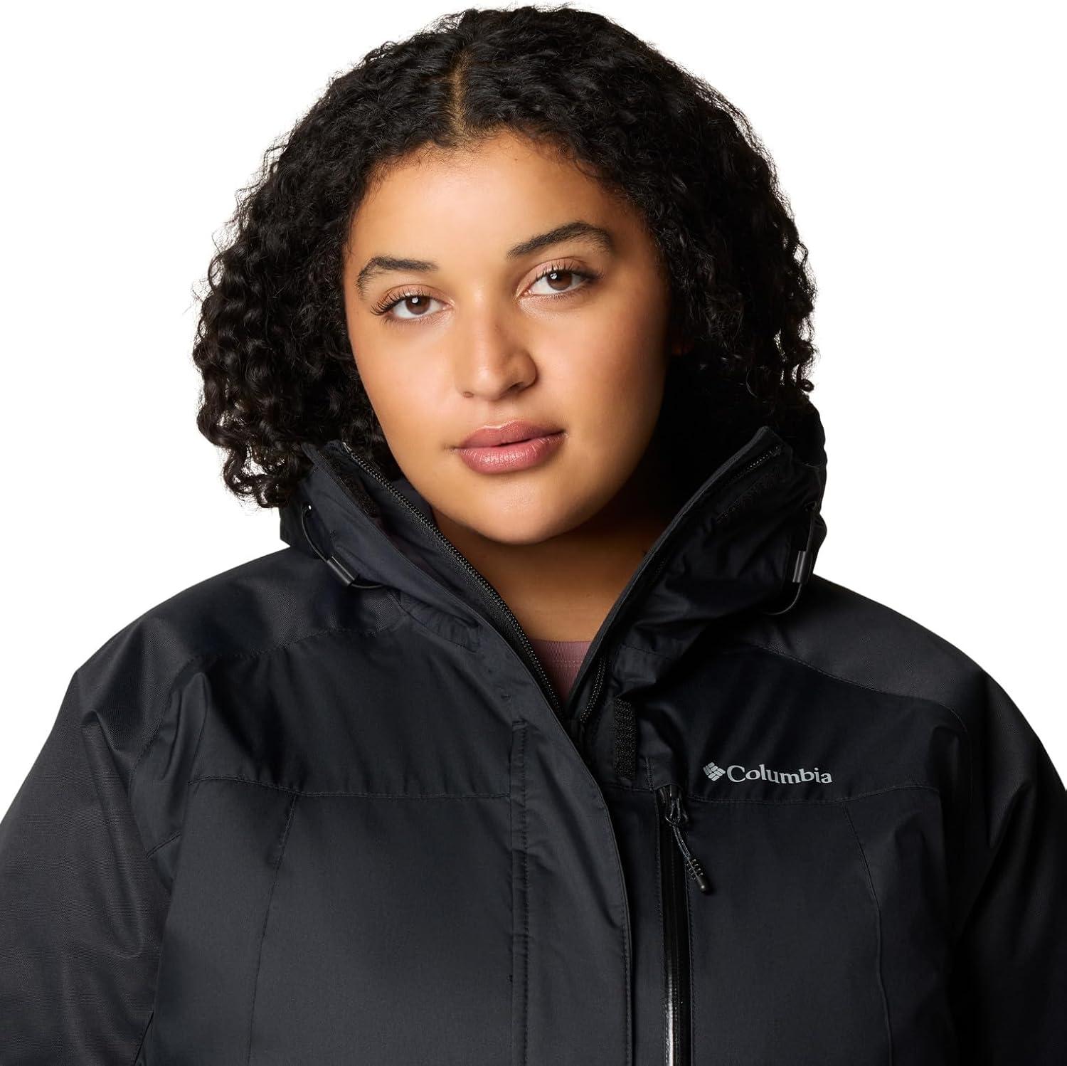imageColumbia womens Snowy Summit Insulated JacketBlackBlack Dobby