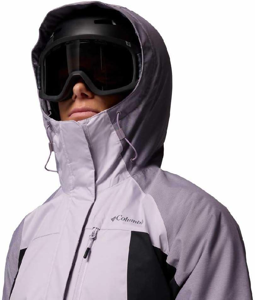 imageColumbia womens Snowy Summit Insulated JacketLavender PearlBlackShl Prpl Crss Dy