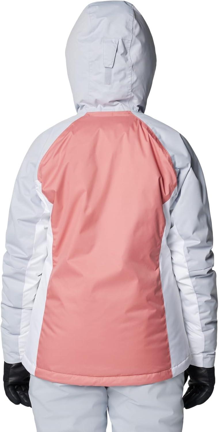 imageColumbia womens Snowy Summit Insulated JacketPink AgaveWhiteCirrus Grey Dobby