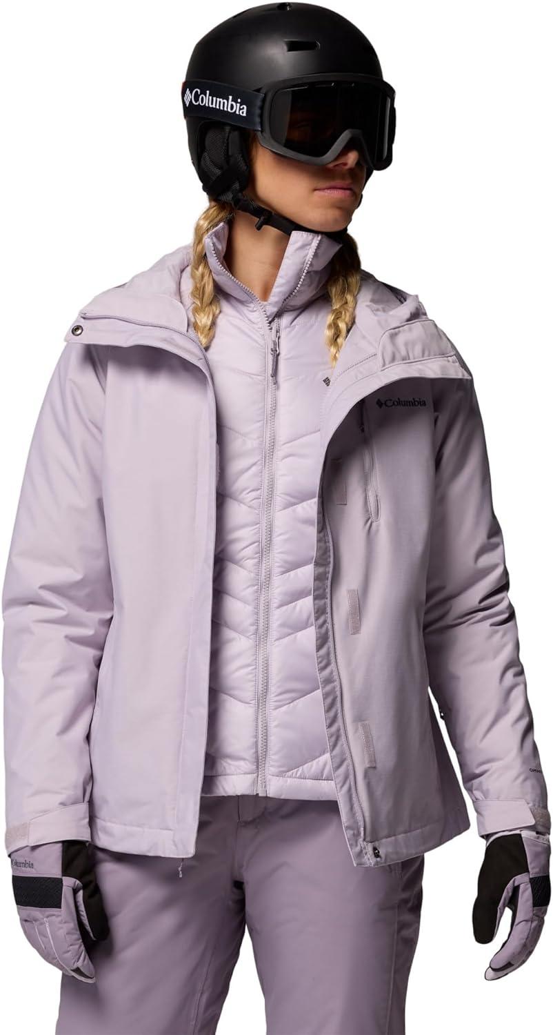 imageColumbia womens Whirlibird V Interchange JacketLavender Pearl Cross Dye