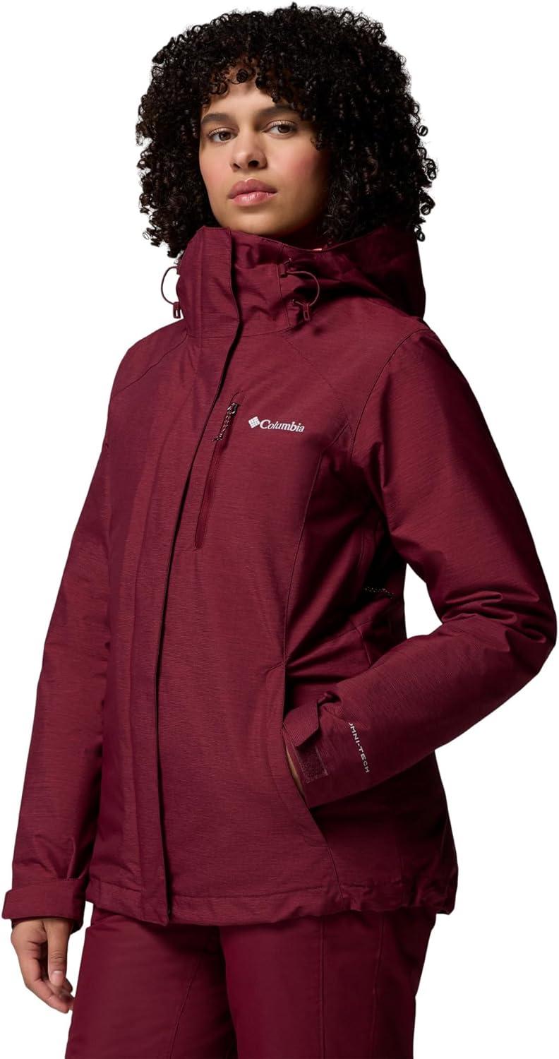 imageColumbia womens Whirlibird V Interchange JacketRich Wine Cross Dye