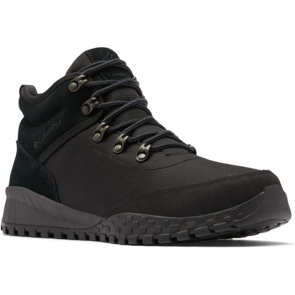 imageColumbia Mens Fairbanks Mid Hiking BootsBlackShark