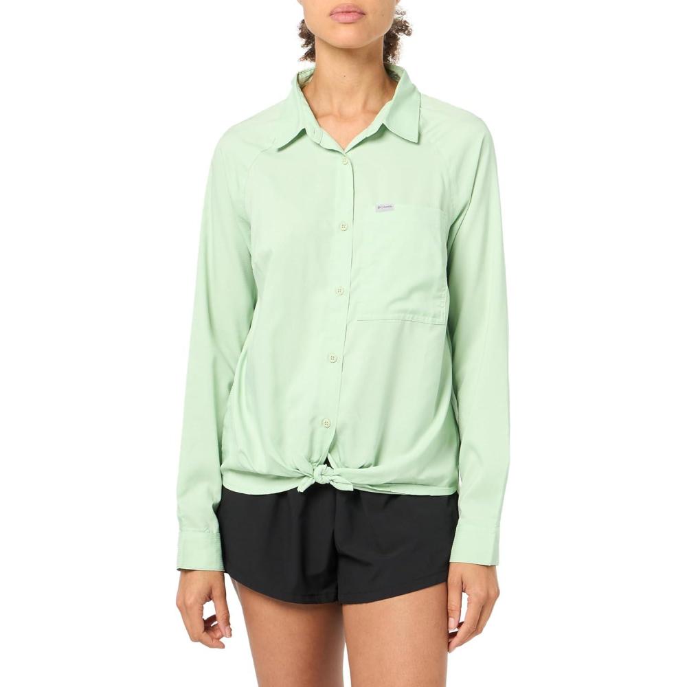 imageColumbia Womens Anytime Lite Long Sleeve ShirtSage Leaf