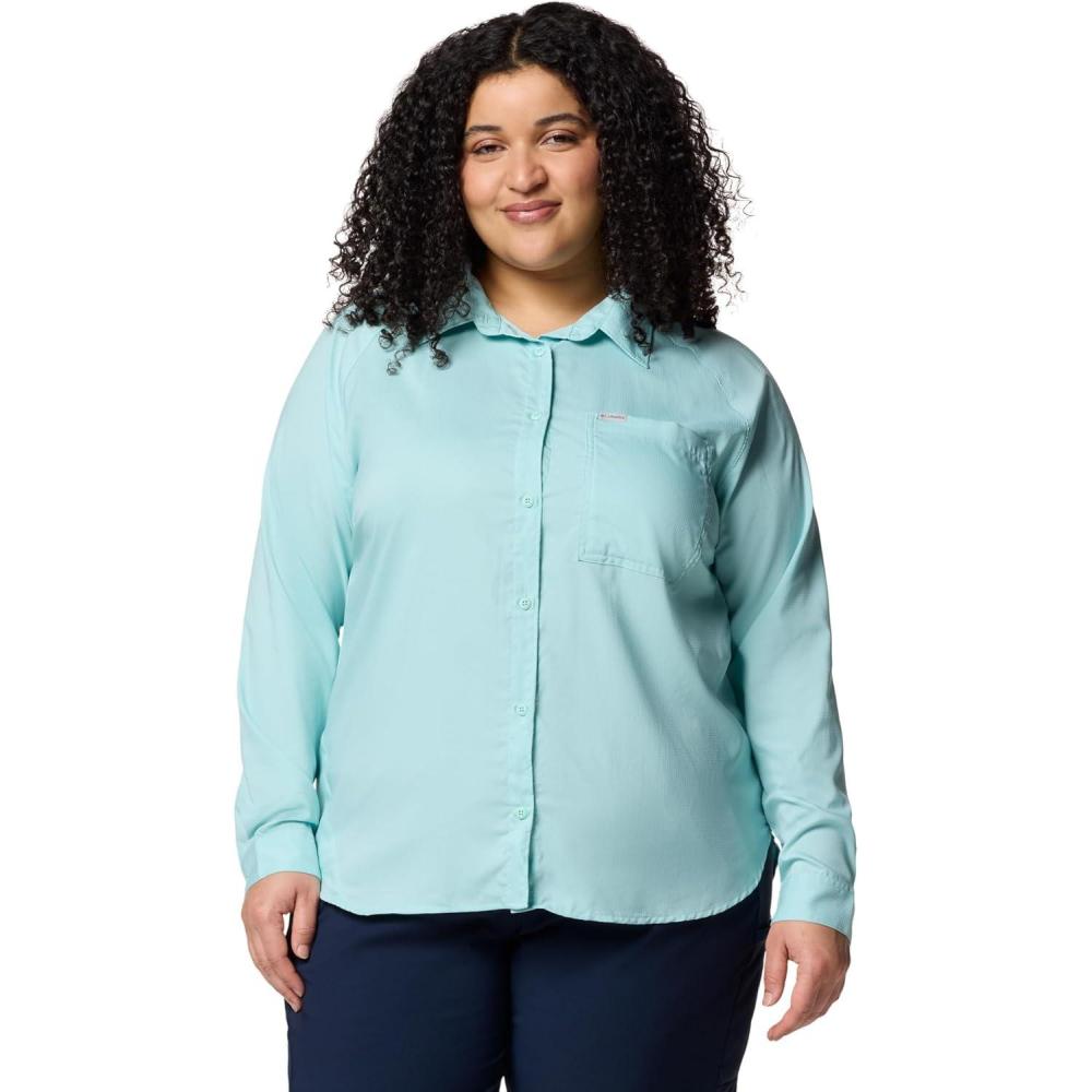 imageColumbia Womens Anytime Lite Long Sleeve ShirtSpray