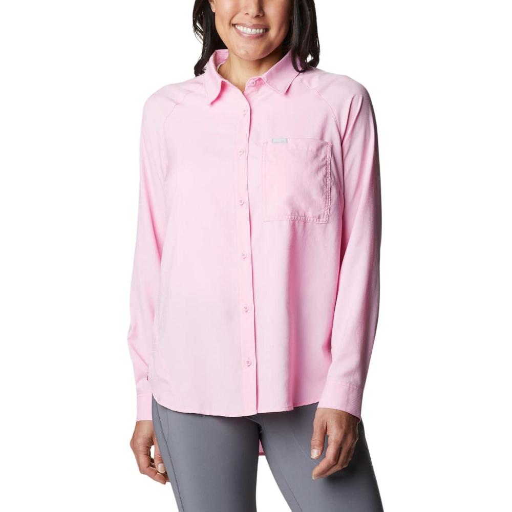imageColumbia Womens Anytime Lite Long Sleeve ShirtWild Rose