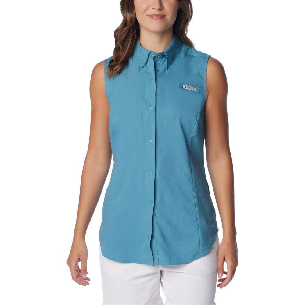 imageColumbia Womens Extended Tamiami Womens Sleeveless ShirtCanyon Blue