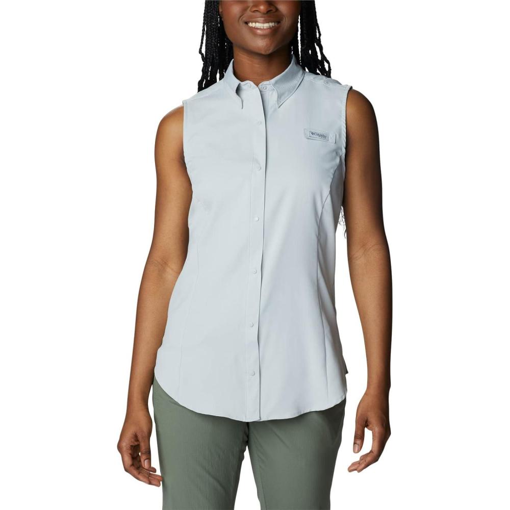imageColumbia Womens Extended Tamiami Womens Sleeveless ShirtCool Grey