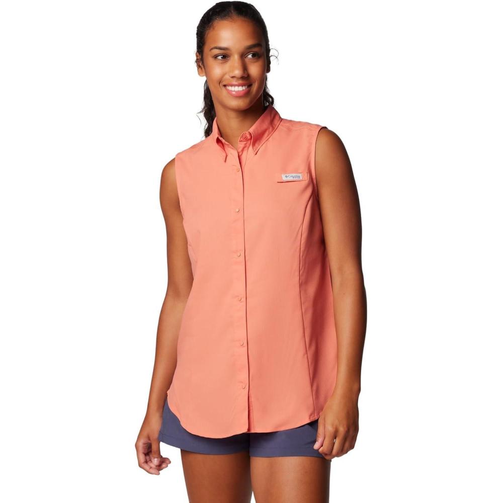 imageColumbia Womens Extended Tamiami Womens Sleeveless ShirtFaded Peach