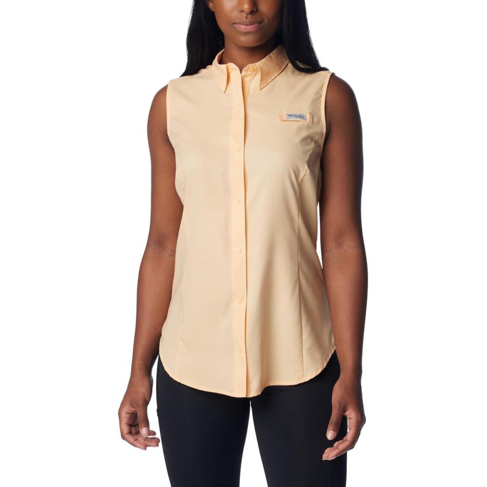 imageColumbia Womens Extended Tamiami Womens Sleeveless ShirtPeach Fizz