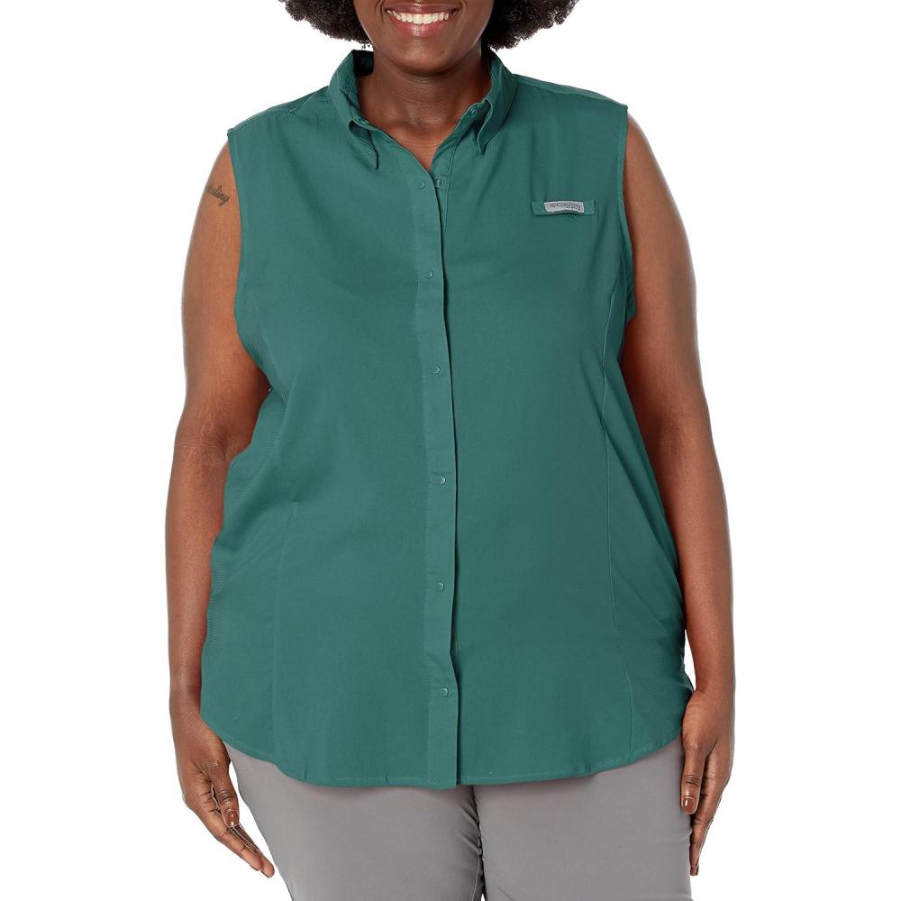 imageColumbia Womens Extended Tamiami Womens Sleeveless ShirtWaterfall