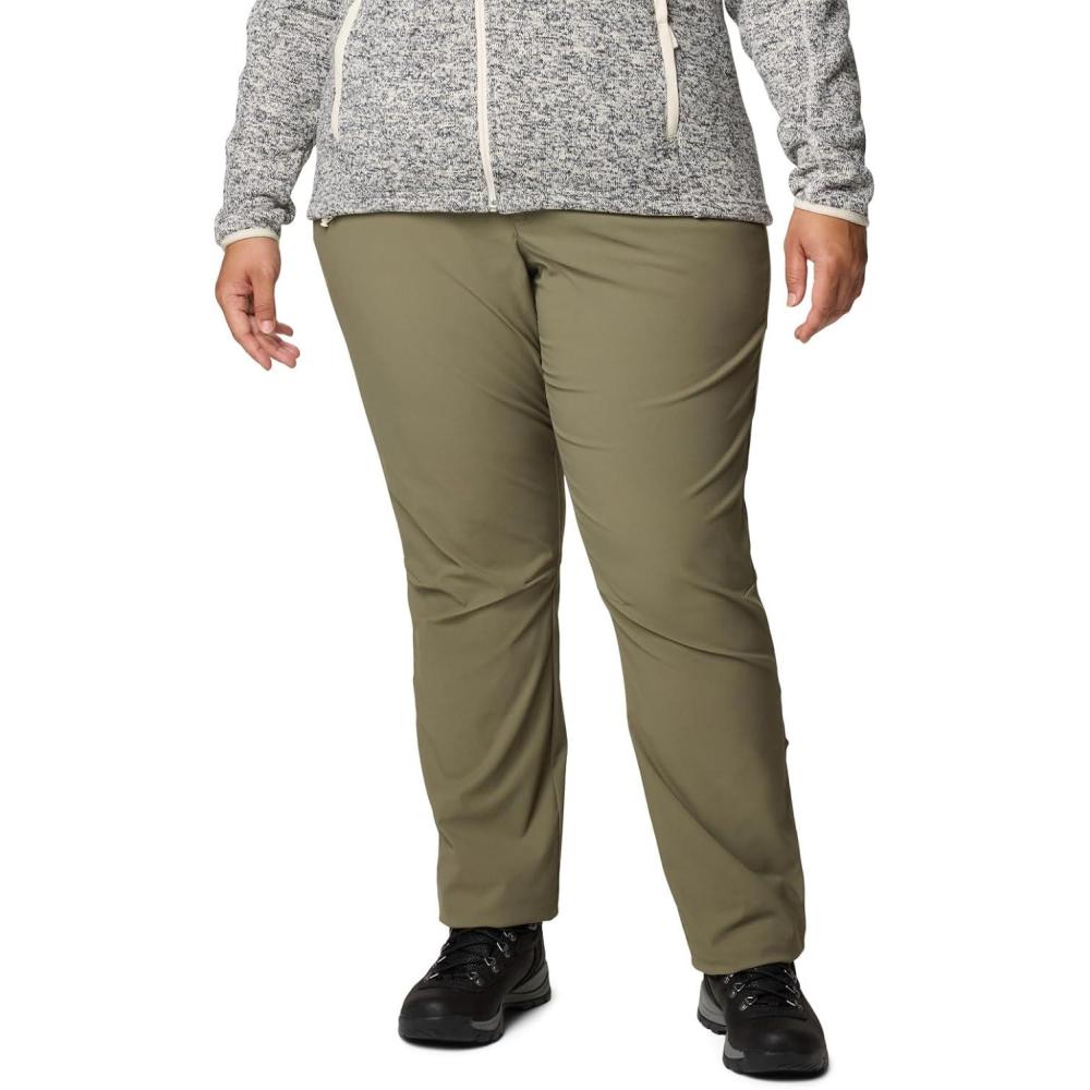 imageColumbia Womens Leslie Falls II Stretch PantStone Green