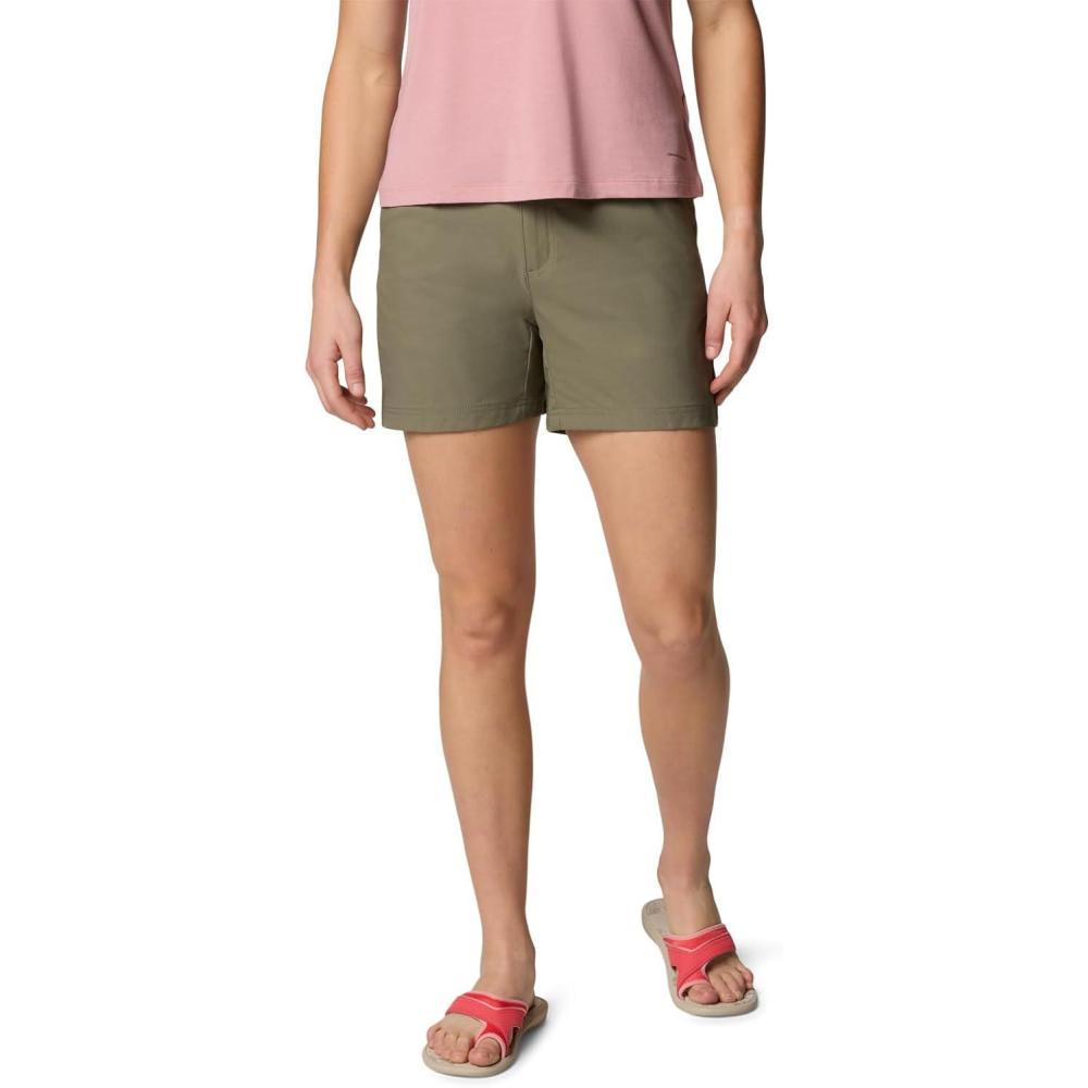 imageColumbia Womens Leslie Falls Short IIStone Green