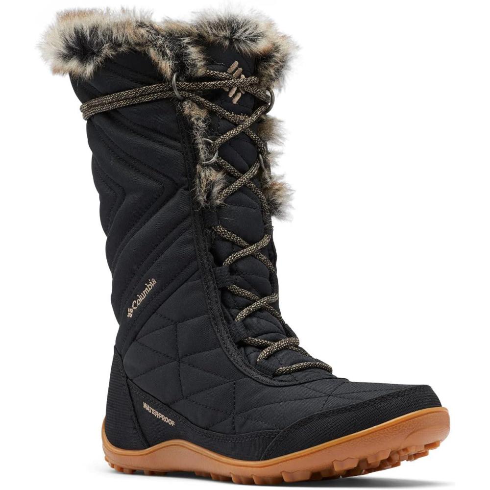 imageColumbia Womens Minx Shorty III Winter BootsBlackKhaki Ii
