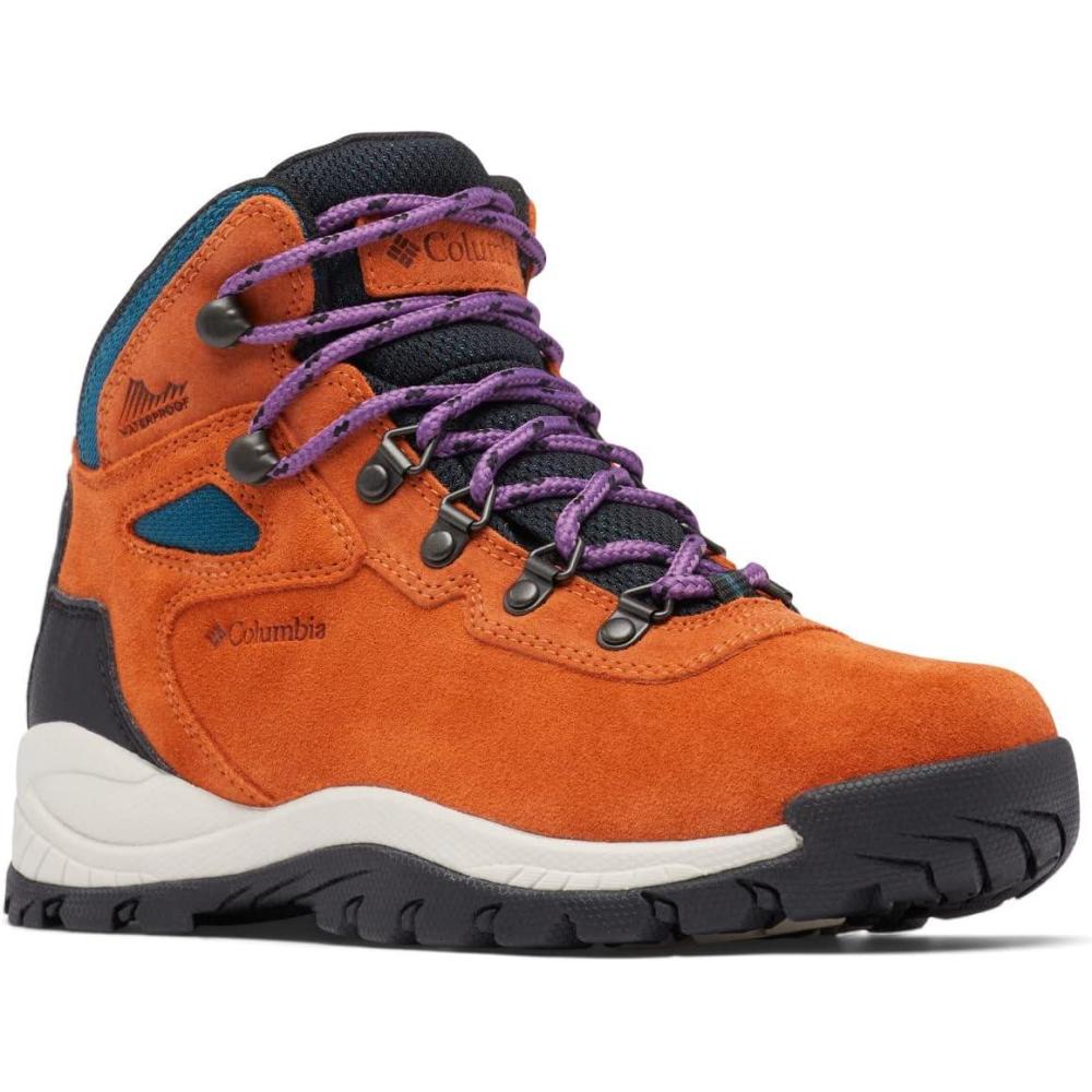imageColumbia Womens Newton Ridge Plus Waterproof Amped Hiking BootCedarNightwave