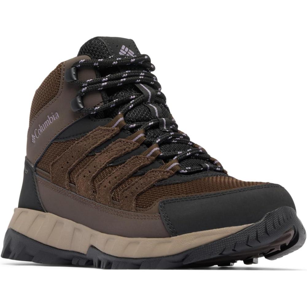 imageColumbia Womens Newton Ridge Plus Waterproof Amped Hiking BootCordovanGranite Purple
