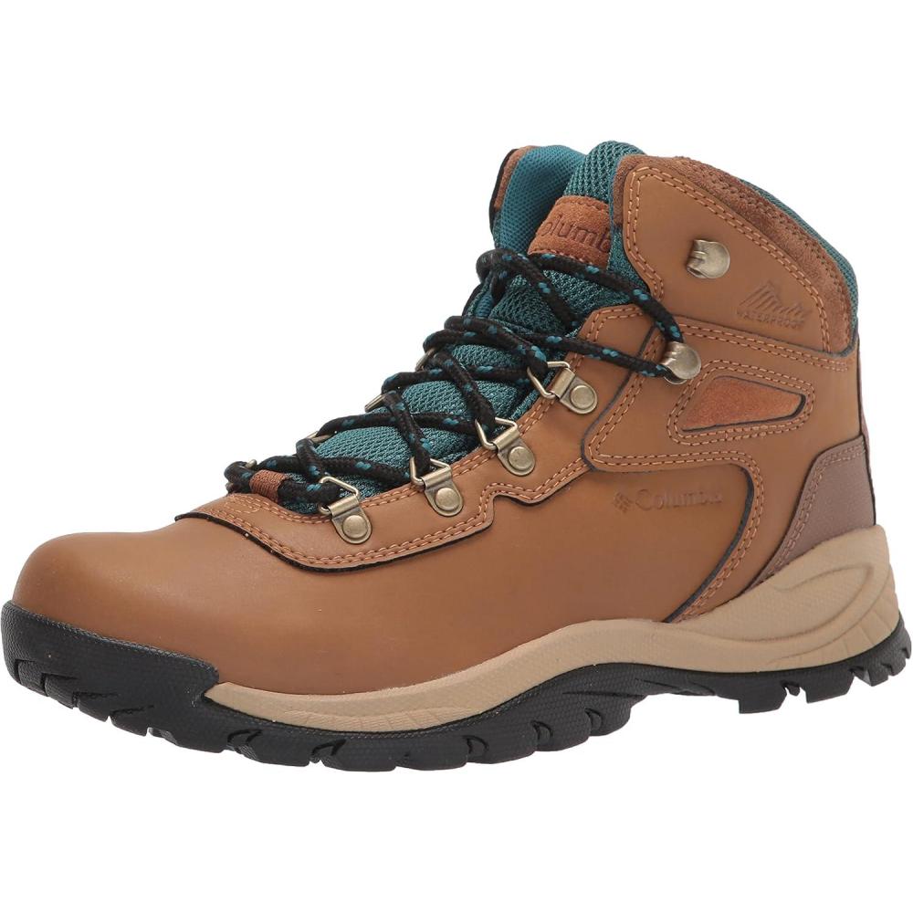 imageColumbia Womens Newton Ridge Plus Waterproof Amped Hiking BootElkRiver Blue