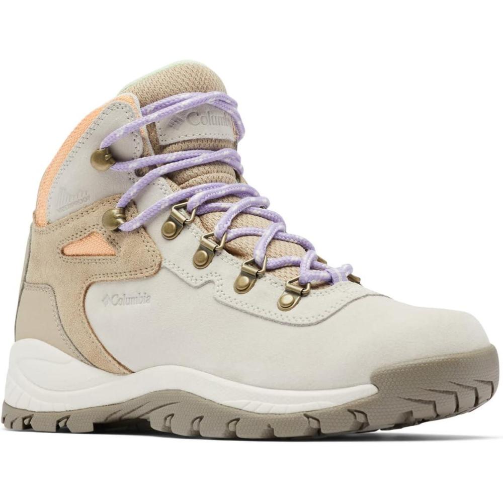 imageColumbia Womens Newton Ridge Plus Waterproof Amped Hiking BootLight SandPeach