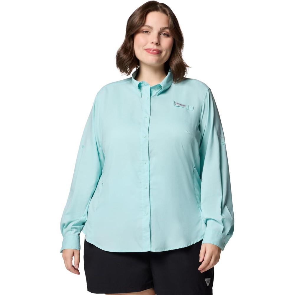 imageColumbia Womens PFG Tamiami II UPF 40 Long Sleeve Fishing ShirtSpray