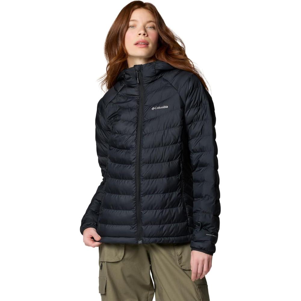 imageColumbia Womens Powder Lite II Hooded JacketBlack