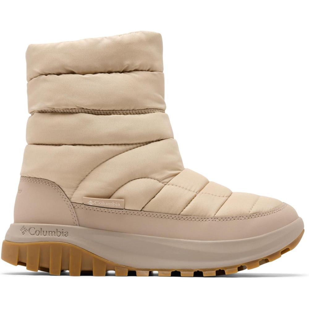 imageColumbia Womens Snowtrot Mid Snow BootsAncient FossilOxford Tan