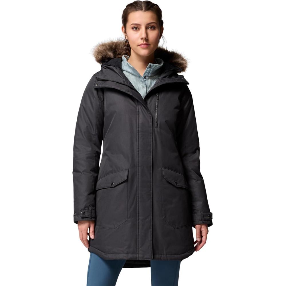 imageColumbia Womens Suttle Mountain Long Insulated JacketBlack