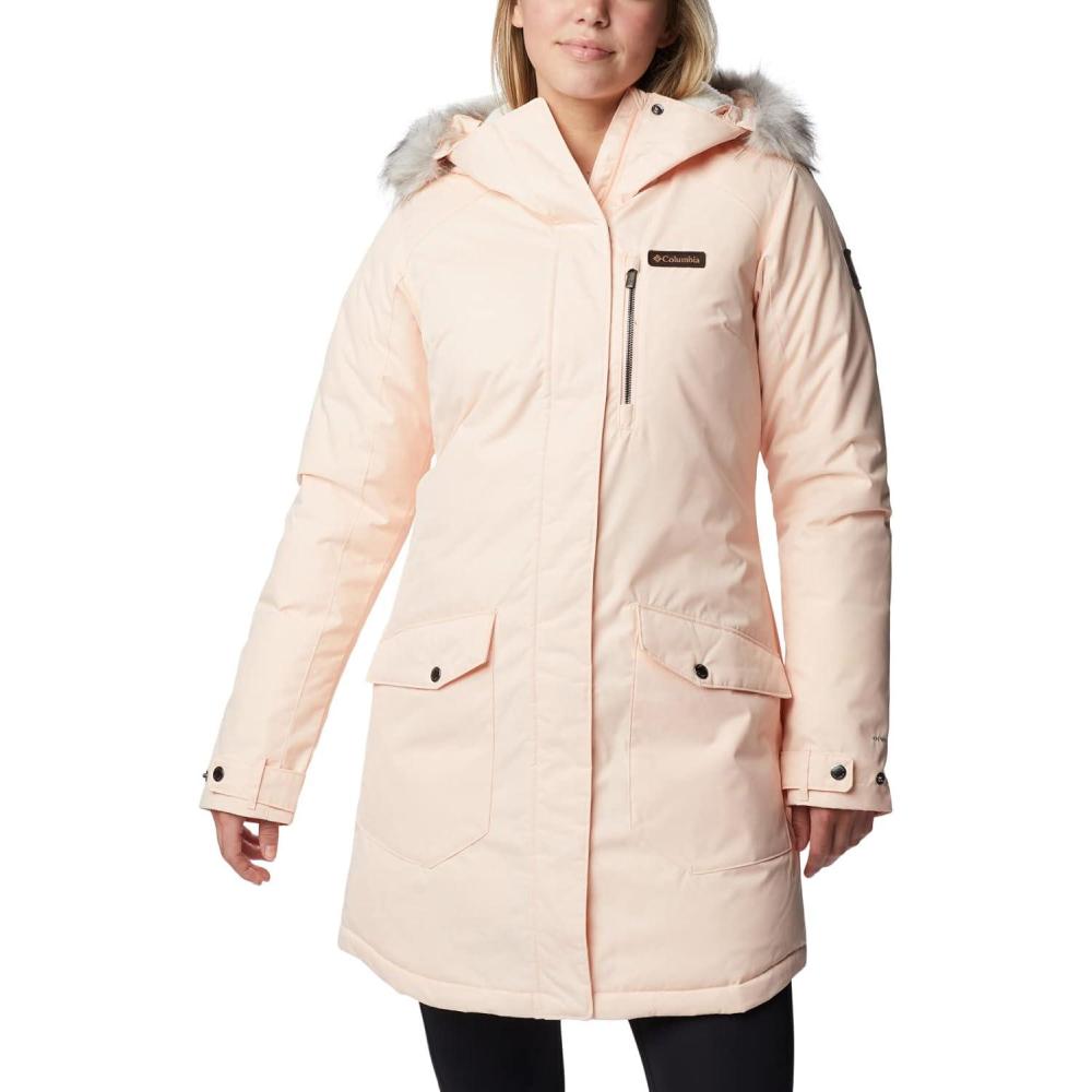 imageColumbia Womens Suttle Mountain Long Insulated JacketPeach Blossom
