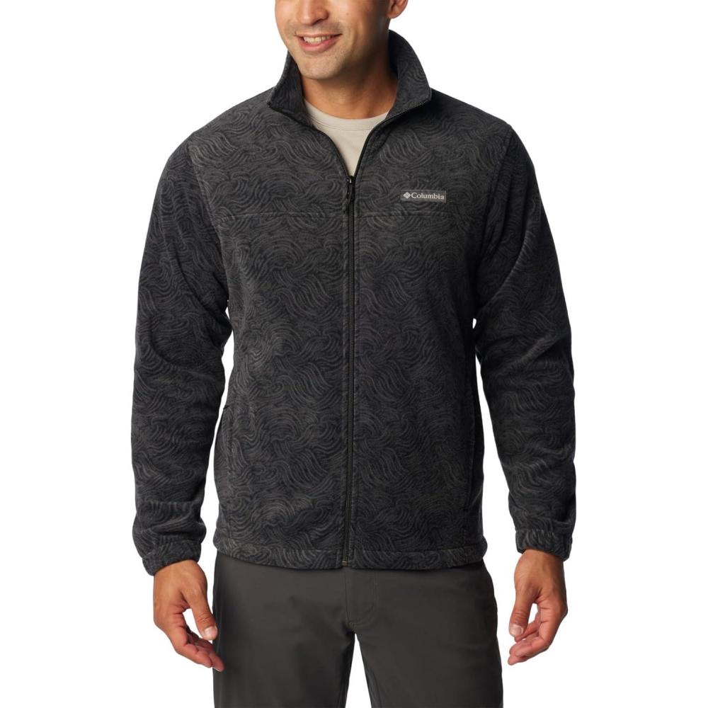 imageColumbia mens Steens Mountain Printed JacketBlack Sunwaves