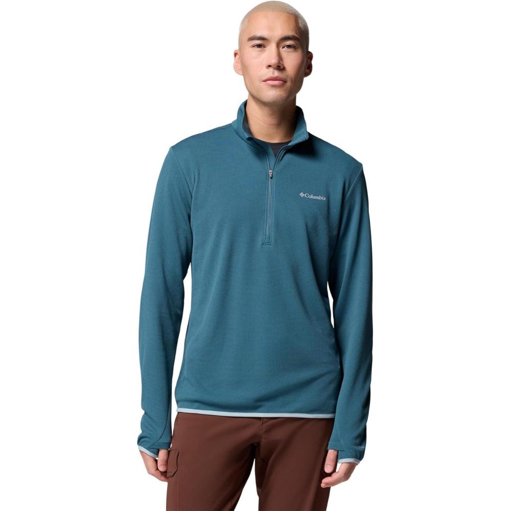 imageColumbia mens Tech Trail Utility Warm Half ZipEverblue